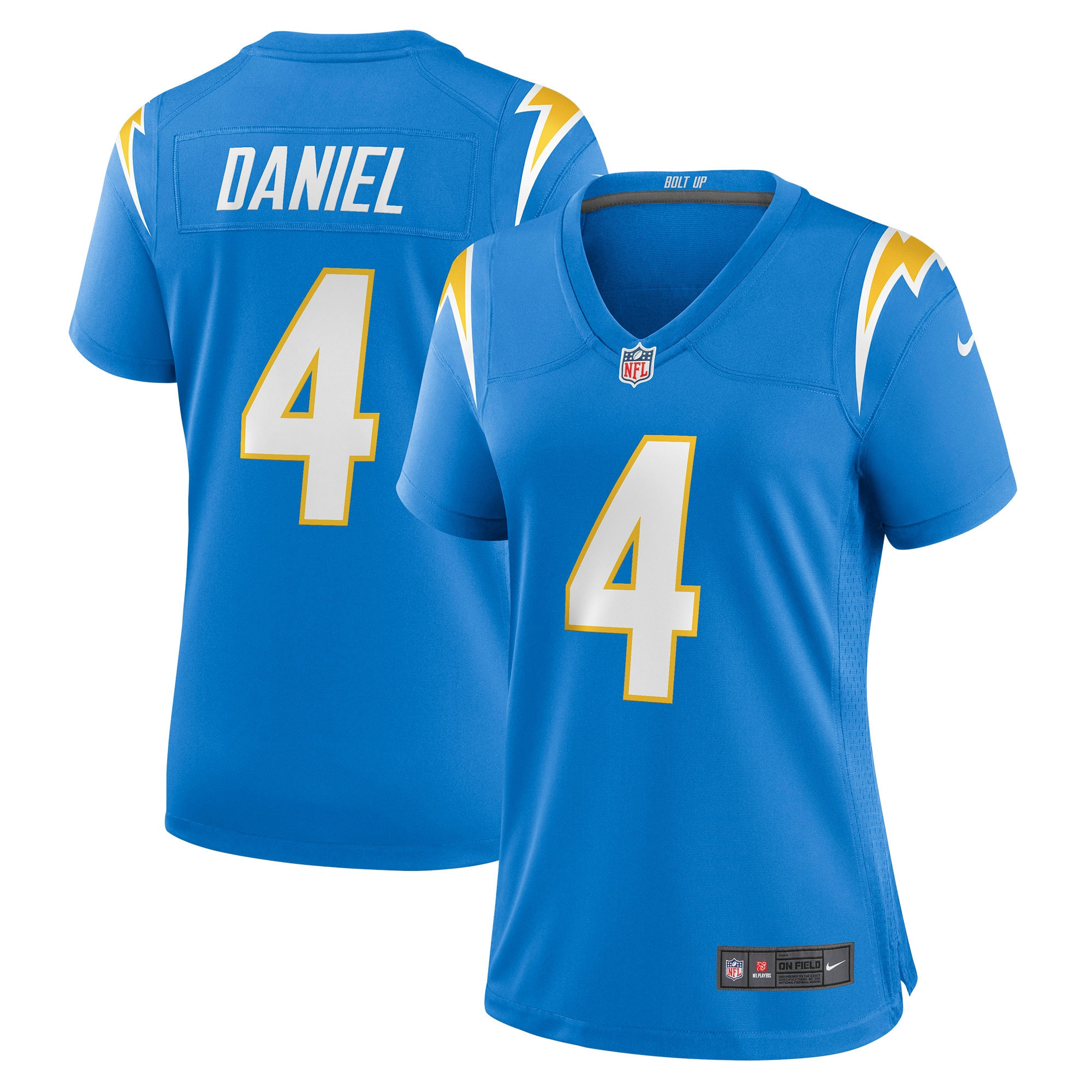 Chase Daniel Los Angeles Chargers Womens Game Jersey – Powder Blue NFL