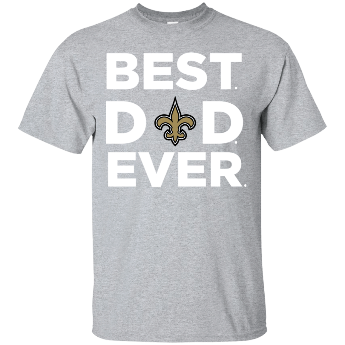 Check out this awesome Best New Orleans Saints Dad Ever. Christmas Gift For Dad Ultra Cotton T-Shirt