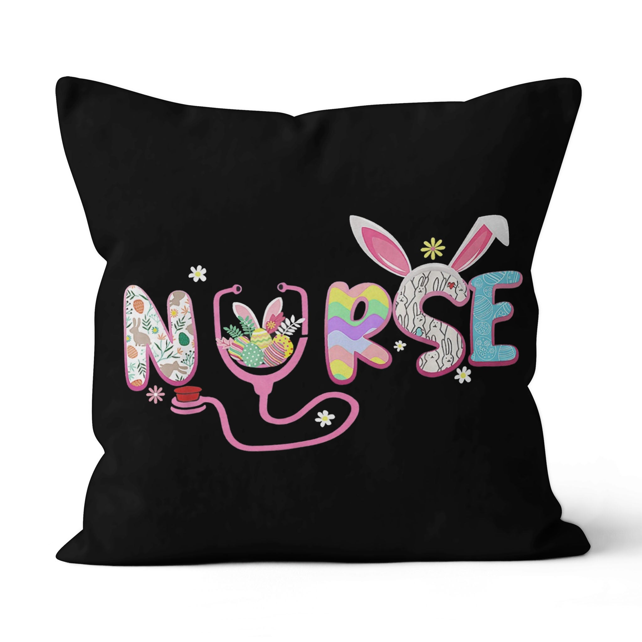 Blessed Easter Nurse Suede Pillow