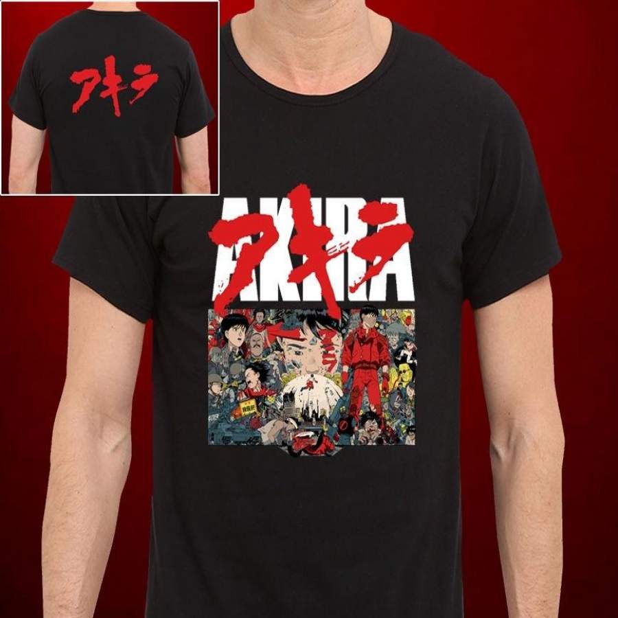 Akira Kaneda Japanese Retro Anime T Shirt Custom T-shirt