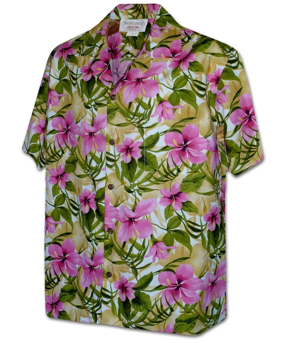 Hibiscus Garden Pink Hawaii Shirt Ha23943