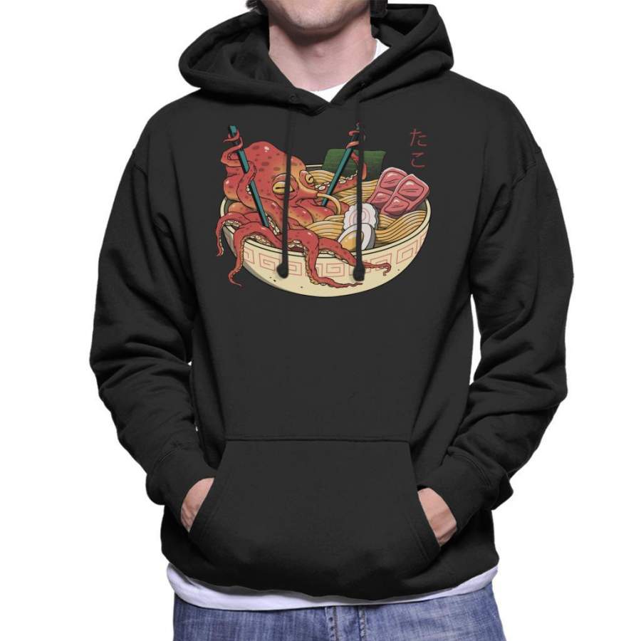 Tako Octopus Ramen Men’s Hooded Sweatshirt