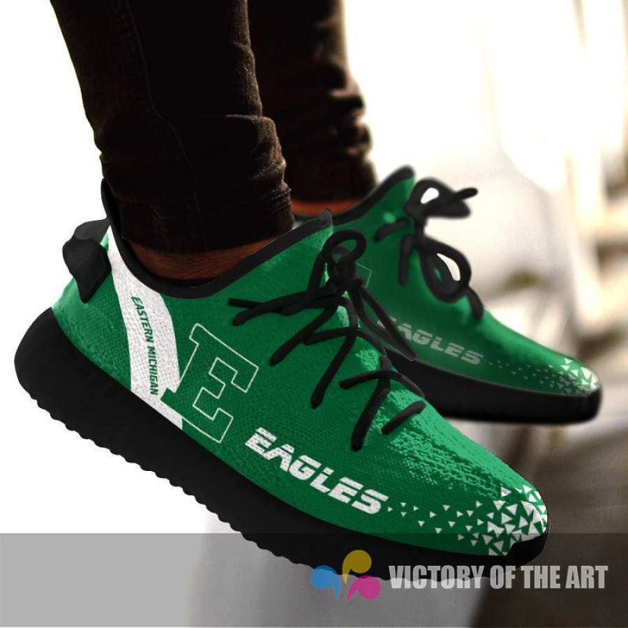 Line Logo Eastern Michigan Eagles Sneakers As Special Shoes