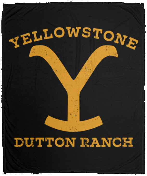 Womens Yellowstone Dutton Ranch Blanket 50X60 Fleece Blanket