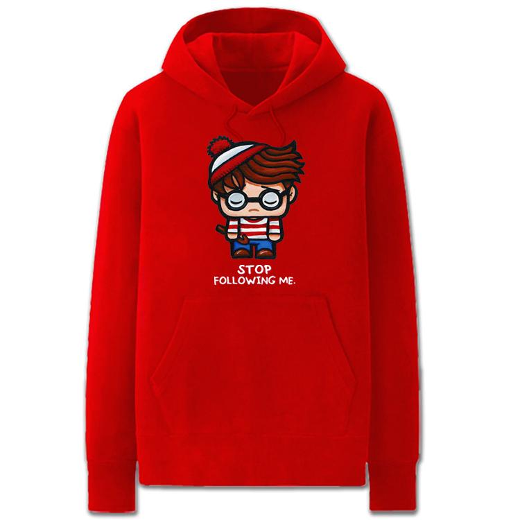Anime Animation Hoodies - Solid Color Anime Animation Cartoon Style Cute Fleece Hoodie New Hoodies