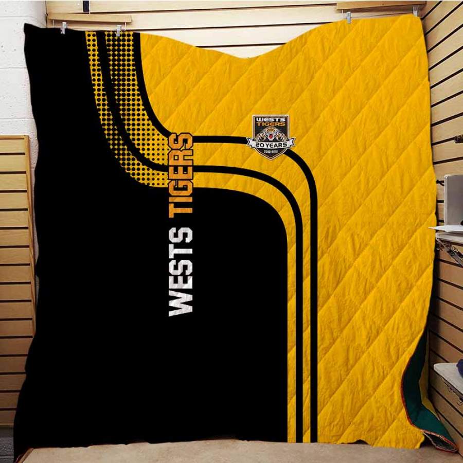 Wests Tigers Best Design Ever Personalized Custom 3D Full Print Blanket