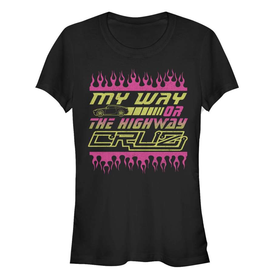 Cars Junior’s My Way or Highway  T Shirt