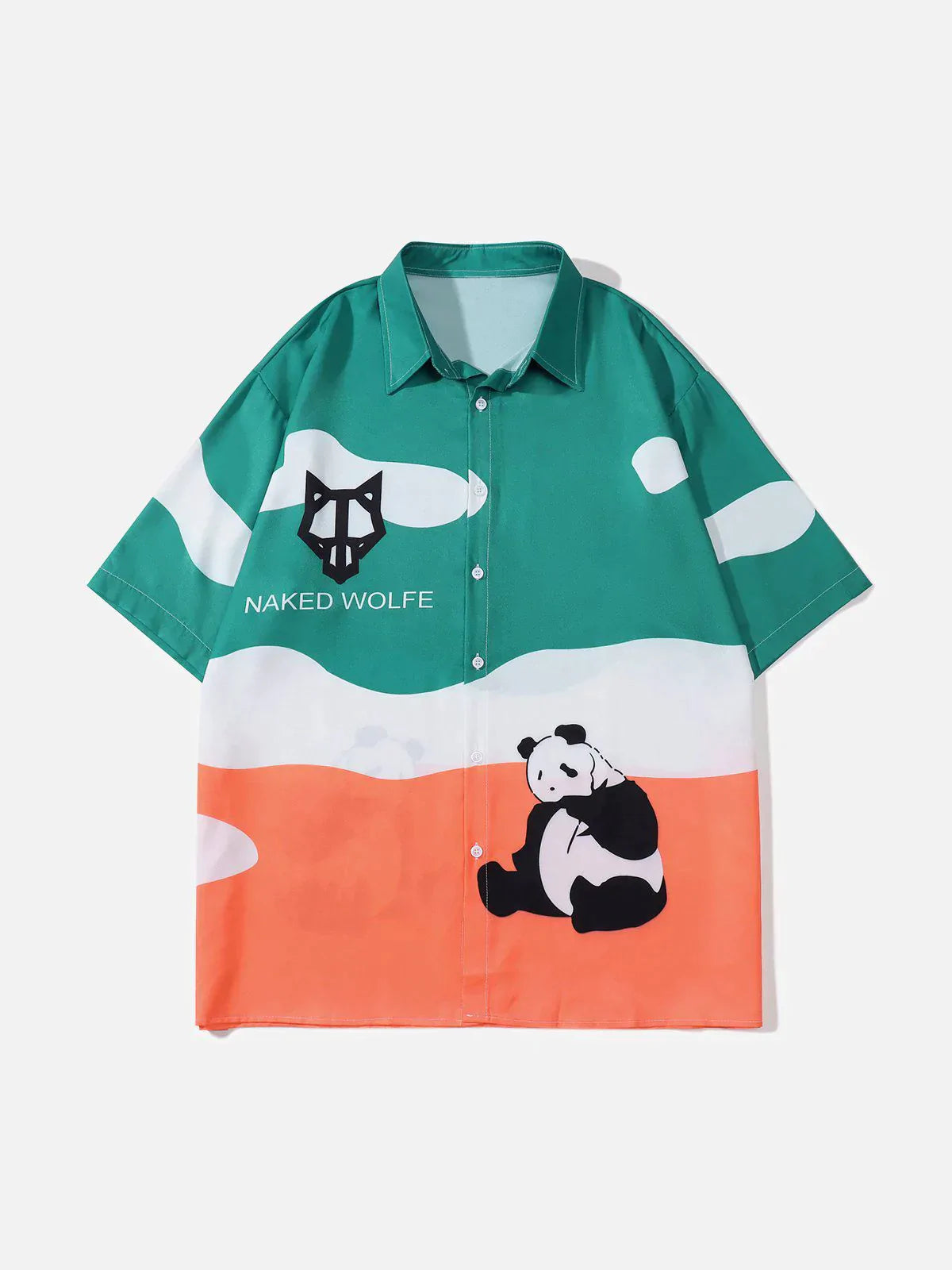 Talishko™ – Color Block Bear Short Sleeve Shirt