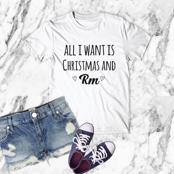 All I Want Is Christmas And Rm Rap Monster Shirt Rm Shirtbts Bangtan Boys Fans Christmas Gift Shirt For Man Woman Shirt