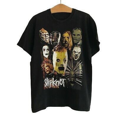 Vintage Slipknot Masks Signatures T-shirt 6480