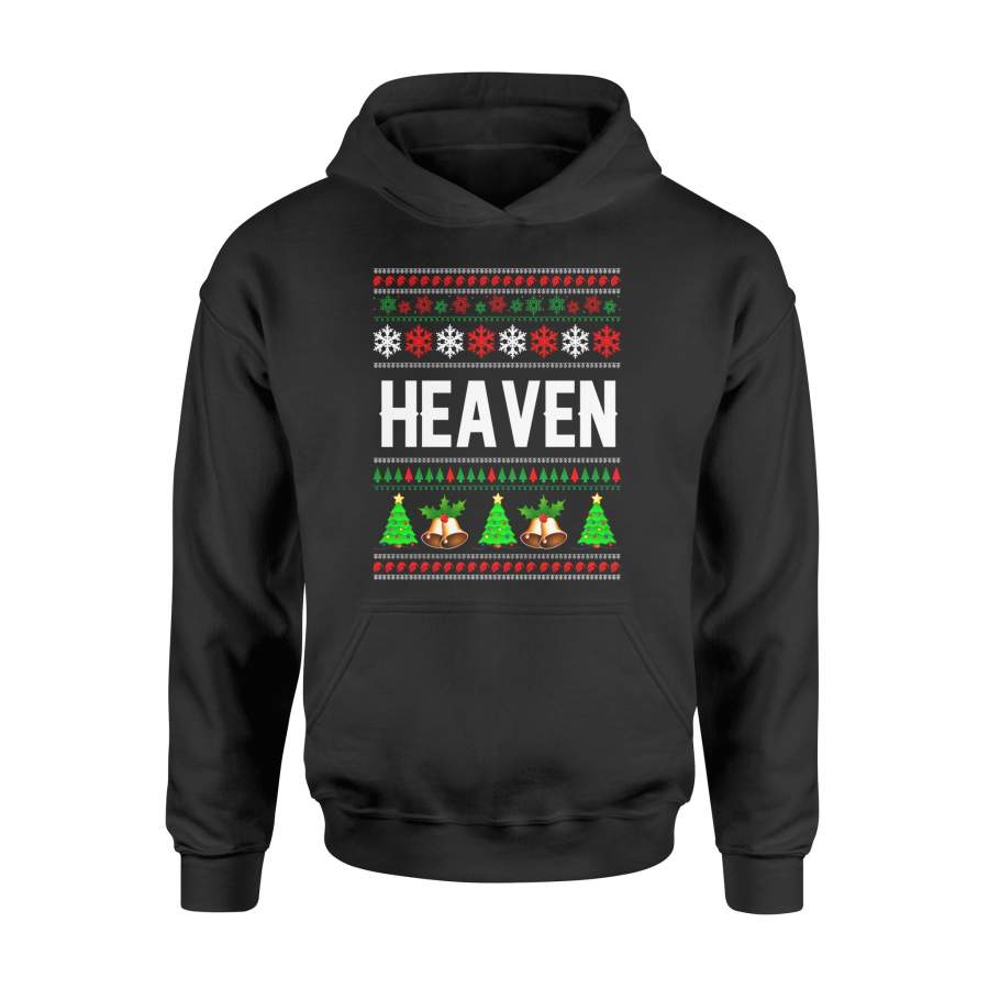Christmas gift idea HEAVEN Family Ugly Xmas T-Shirt – Standard Hoodie