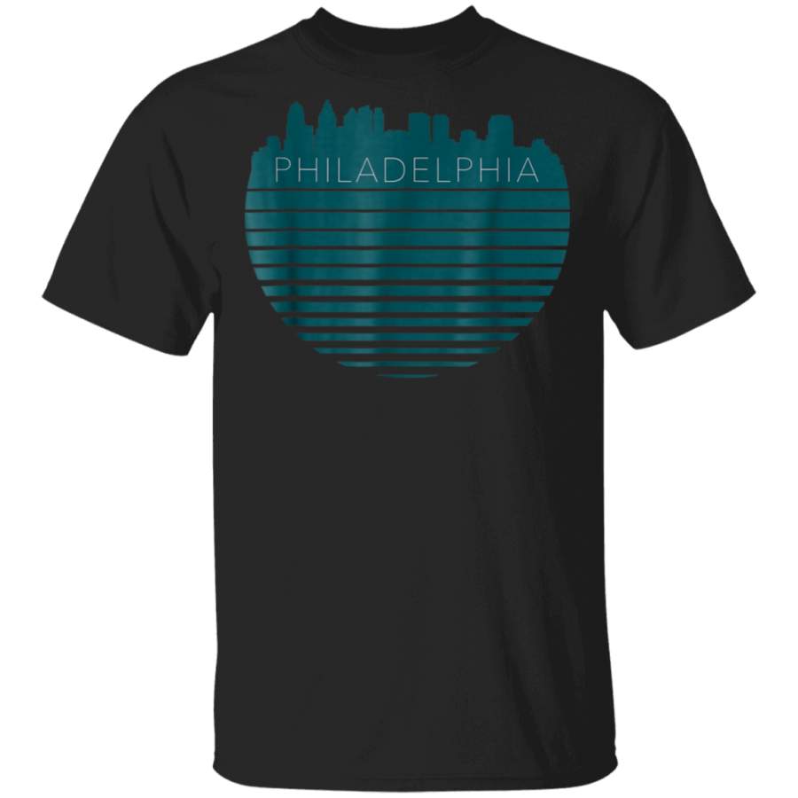 Vintage Philadelphia PA Cityscape Retro Graphic TShirt Philadelphia Eagles T Shirt