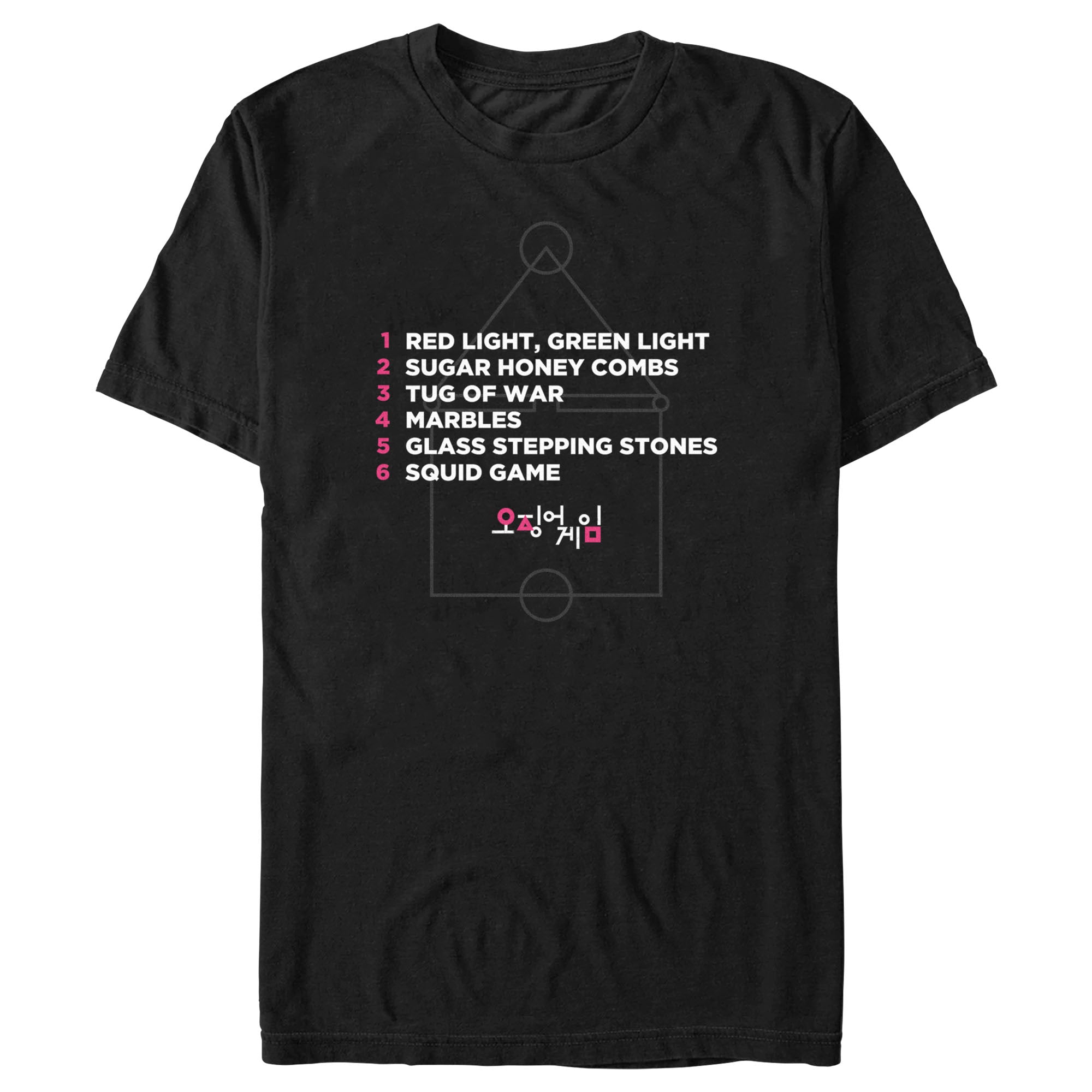 Squid Game Men’S List Of Games  T-Shirt