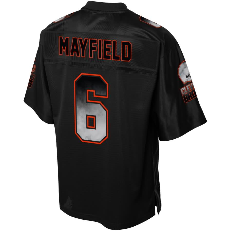 Baker Mayfield Cleveland Browns NFL Pro Line Smoke Fashion Jersey – Black