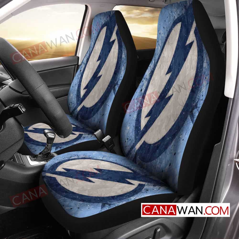 Tampa Bay Lightning Art Style72 3D Customized Personalized Car Seat Cover