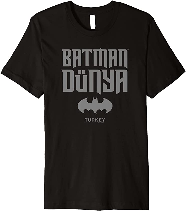 Batman: The World Turkey Logo Premium T-Shirt