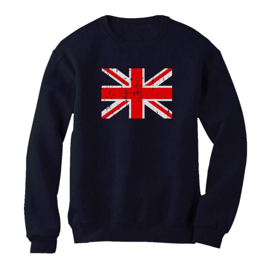 Vintage United Kingdom Flag Women Sweatshirt