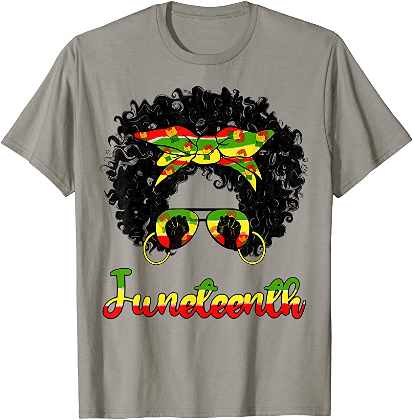 African american Black Woman Pride Juneteenth Freedom Day T-Shirt