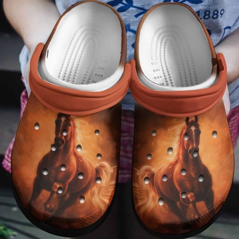 The Night Horse clogs Shoes Birthday Gift For Men Women