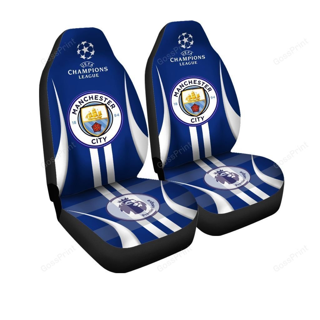 Manchester City Car Seat Cover Ver 3 (Set Of 2)