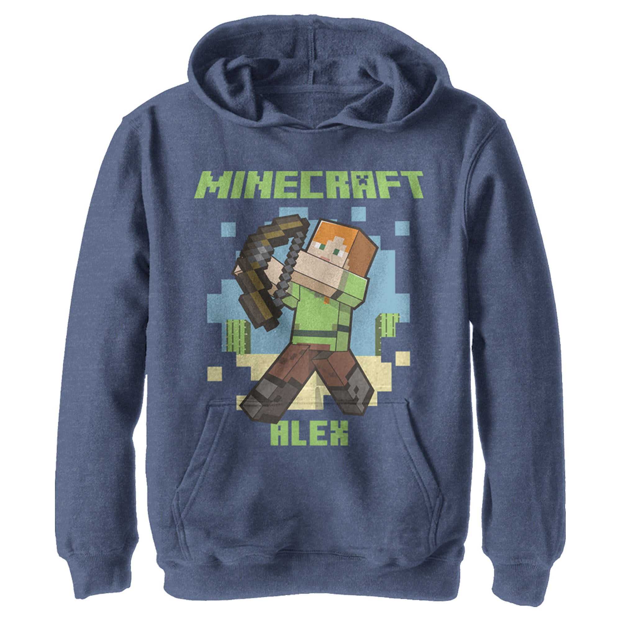 Minecraft Boy’S Alex  Pull Over Hoodie