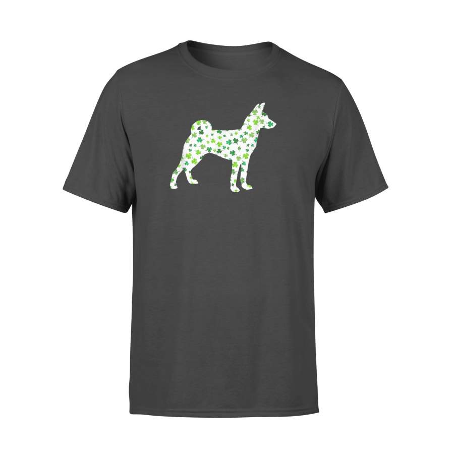 Basenji  St  Patricks  Day Dog T-Shirt
