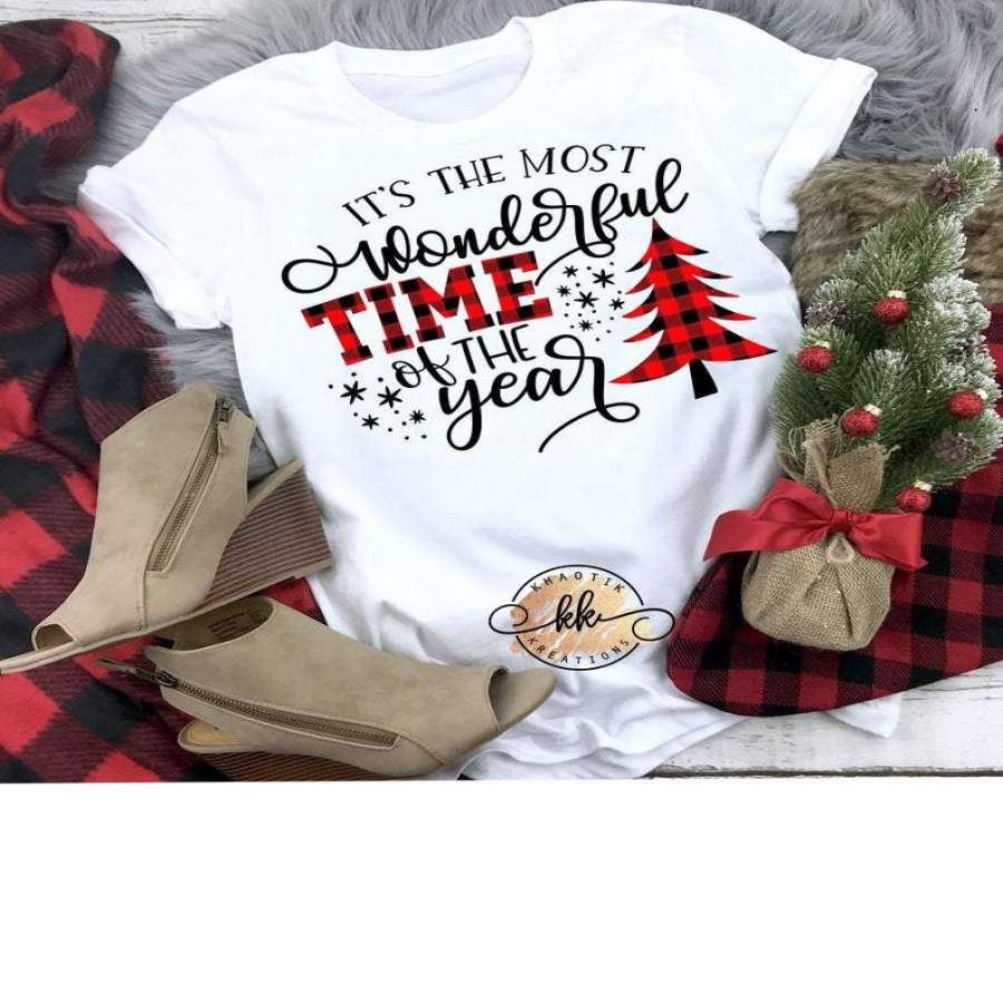It’s Christmas The Most Wonderfull Time Of The Year, Christmas Shirt ...