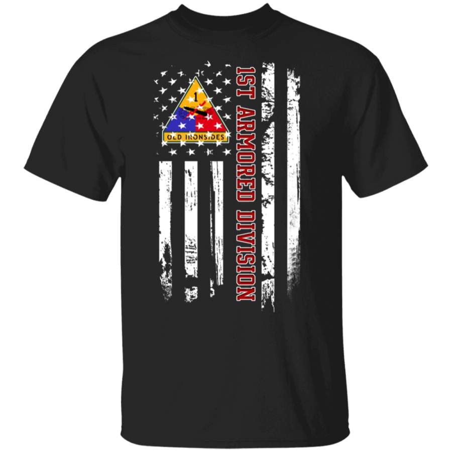 1st Armored Division American Flag Tshirt Veterans Day Christmas Gift Mug 4500