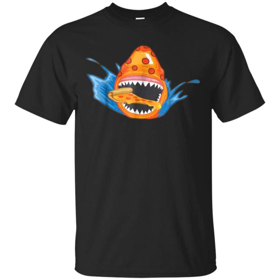 AGR Pepperoni Pizza Shark Shirt  Cute Unique Foodie Week Gift Jaq T-shirt