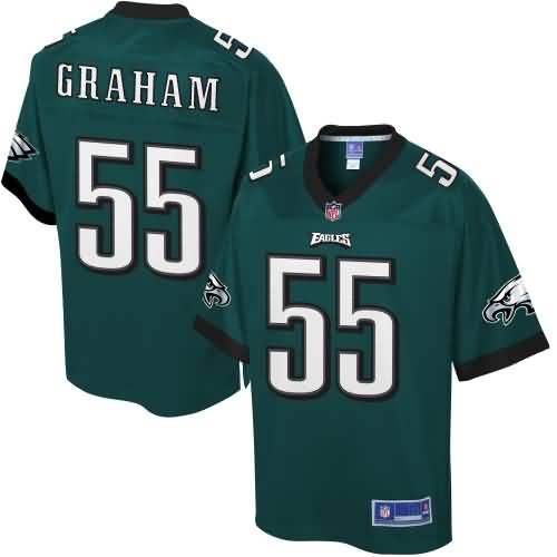 Youth Philadelphia Eagles On Graham NFL Pro Line Team Color Jersey