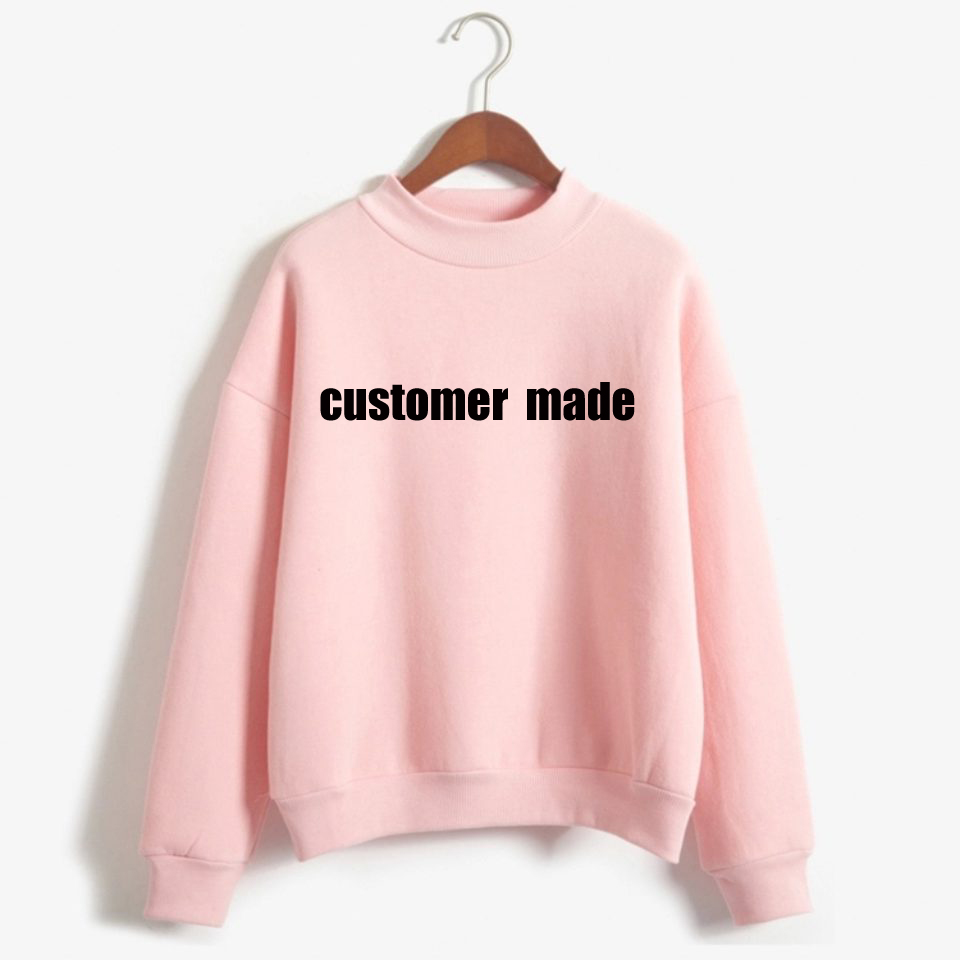 CUSTOMIZE LOGO printed hoodie sweatshirt women/men 2019 Korean cotton Hooded Pullovers streetwear CUSTOMIZE MADE 3949-WY12 alx