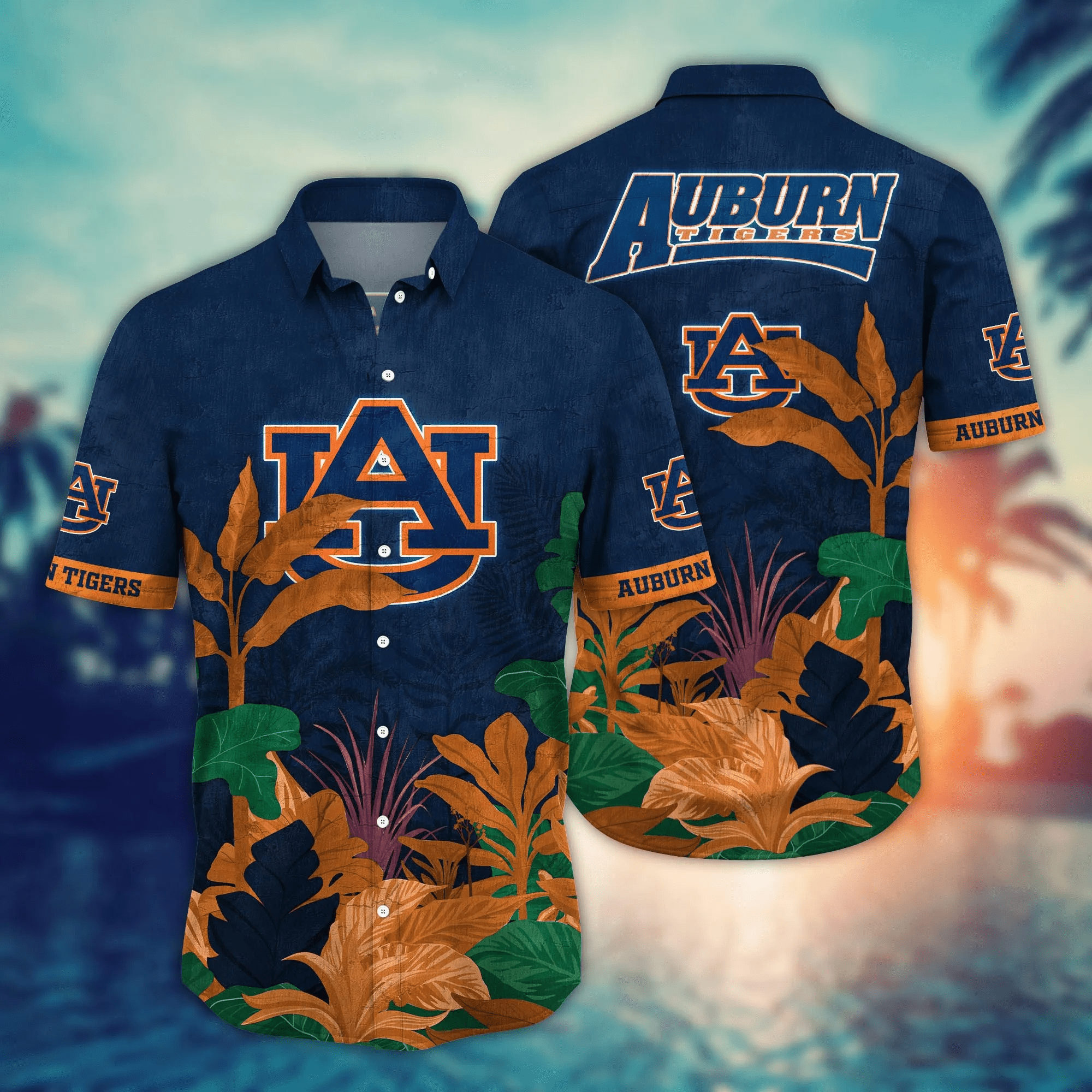 Auburn Tigers NCCA Hawaiian Shirt Sandals Aloha Shirt