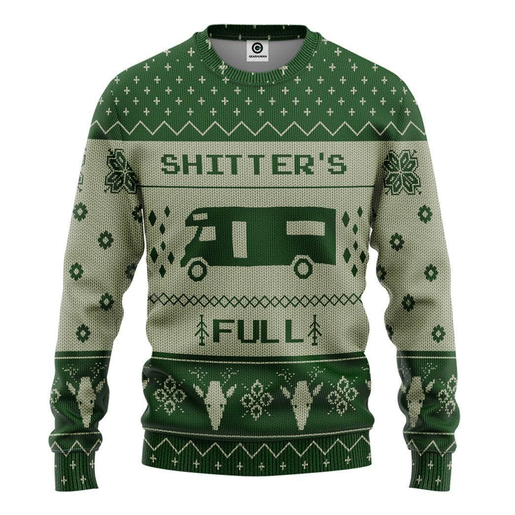 Shitter’S Full Ugly Christmas Sweater | For Men & Women | Adult | Us5137