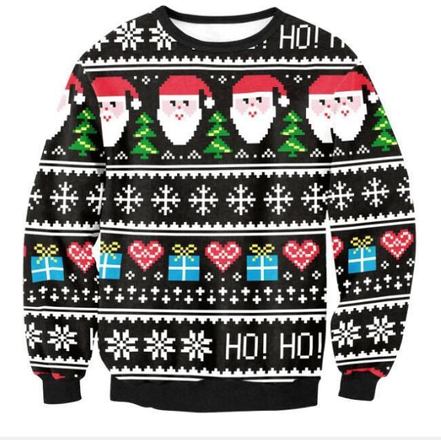 Santa Claus Ugly Christmas Sweater | For Men & Women | Adult | Us6122