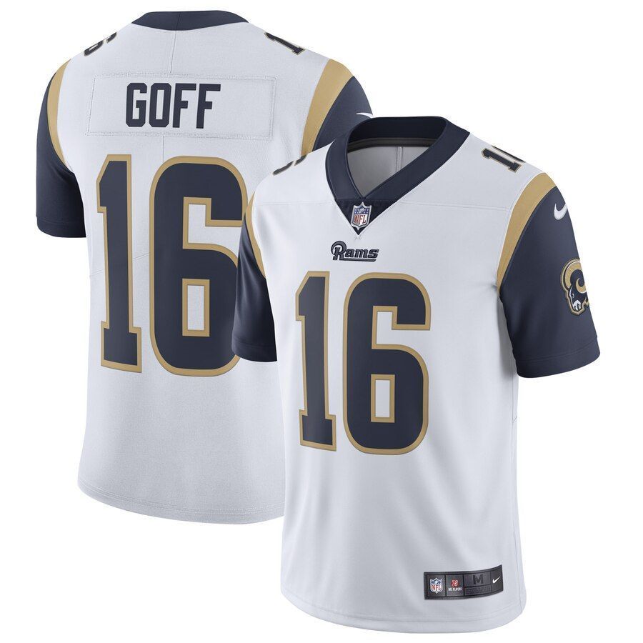 Jared Goff Los Angeles Rams Vapor Untouchable Limited Jersey White 2019