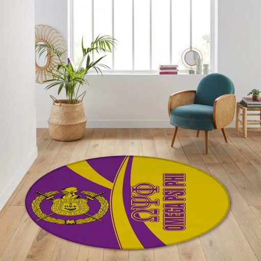 Omega Psi Phi Round Rug – Fraternity Proud To Be Round Rug