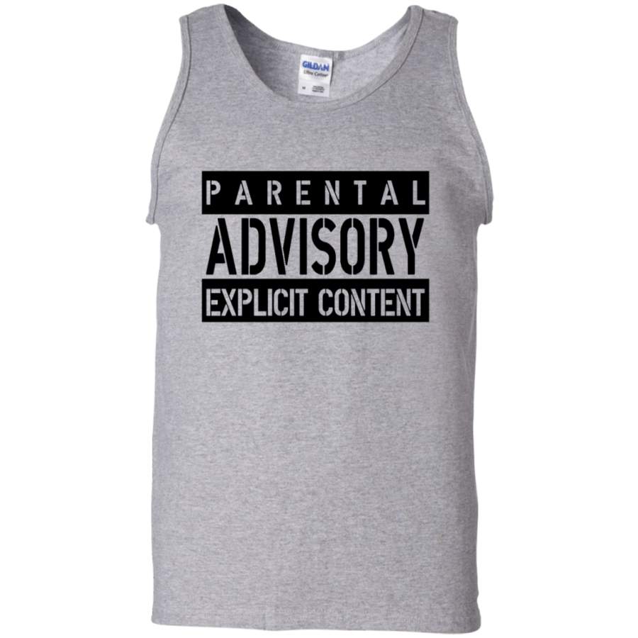 Parental Advisory Explicit W Mens Tank Top T-Shirt