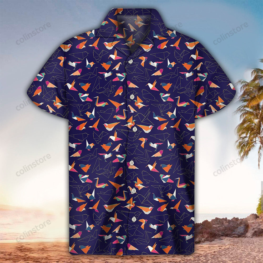 Origami Hawaii Lover Shirt Aloha Ha36014