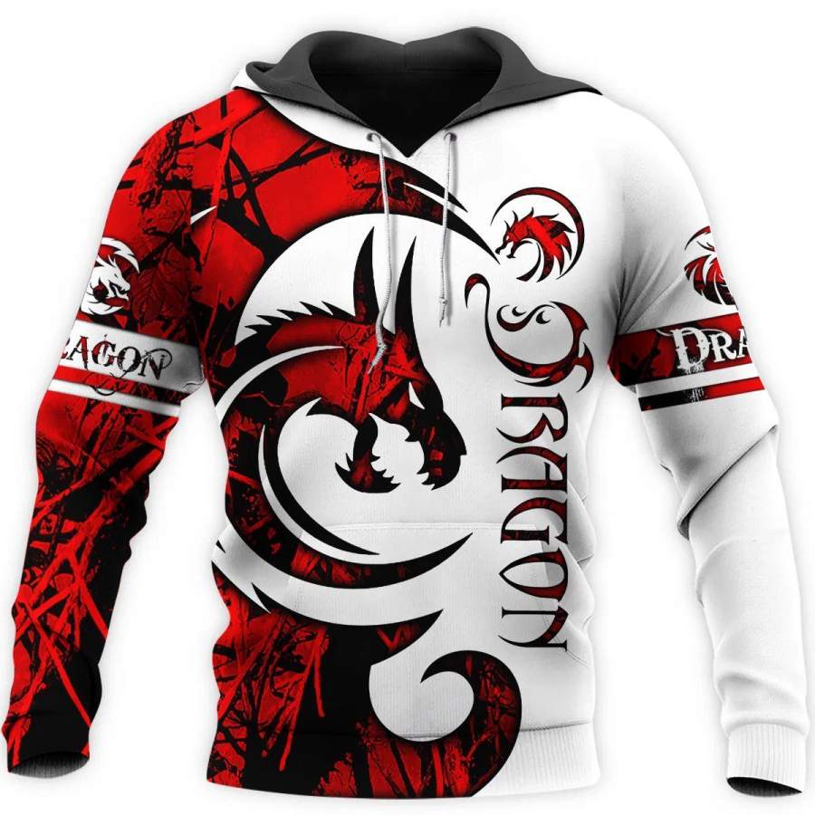 3D Tattoo and Dungeon Dragon Hoodie T Shirt For Men and Women NM050946