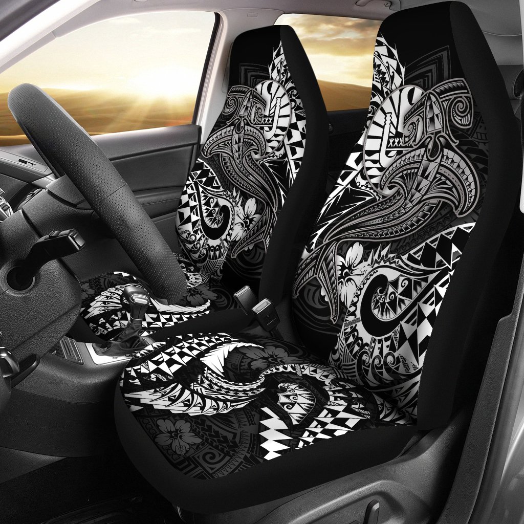 Tahiti Car Seat Covers Polynesian White Shark