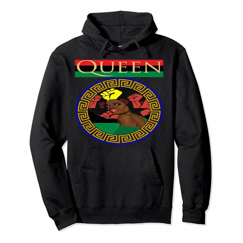 Beautiful Melanin Queen Black Women Power Strength Love Pullover Hoodie, T-Shirt, Sweatshirt, Tank Top, Racerback, Dolman