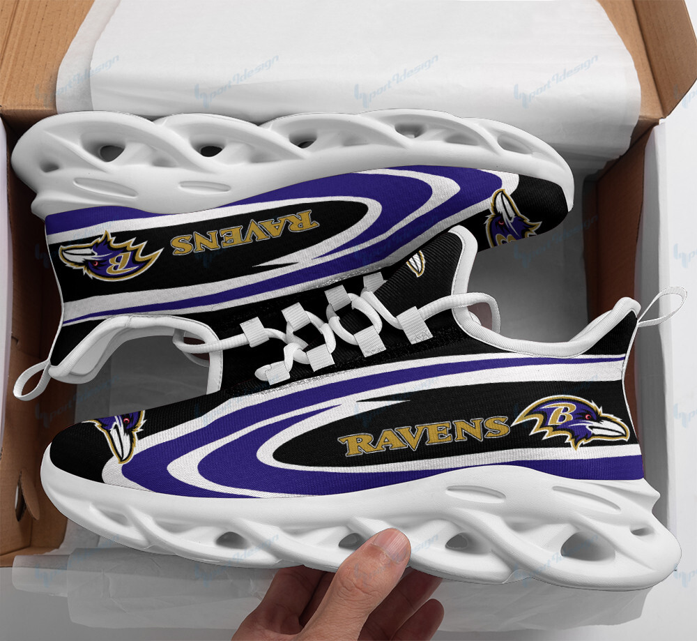 Baltimore Ravens Yezy Running Sneakers 858