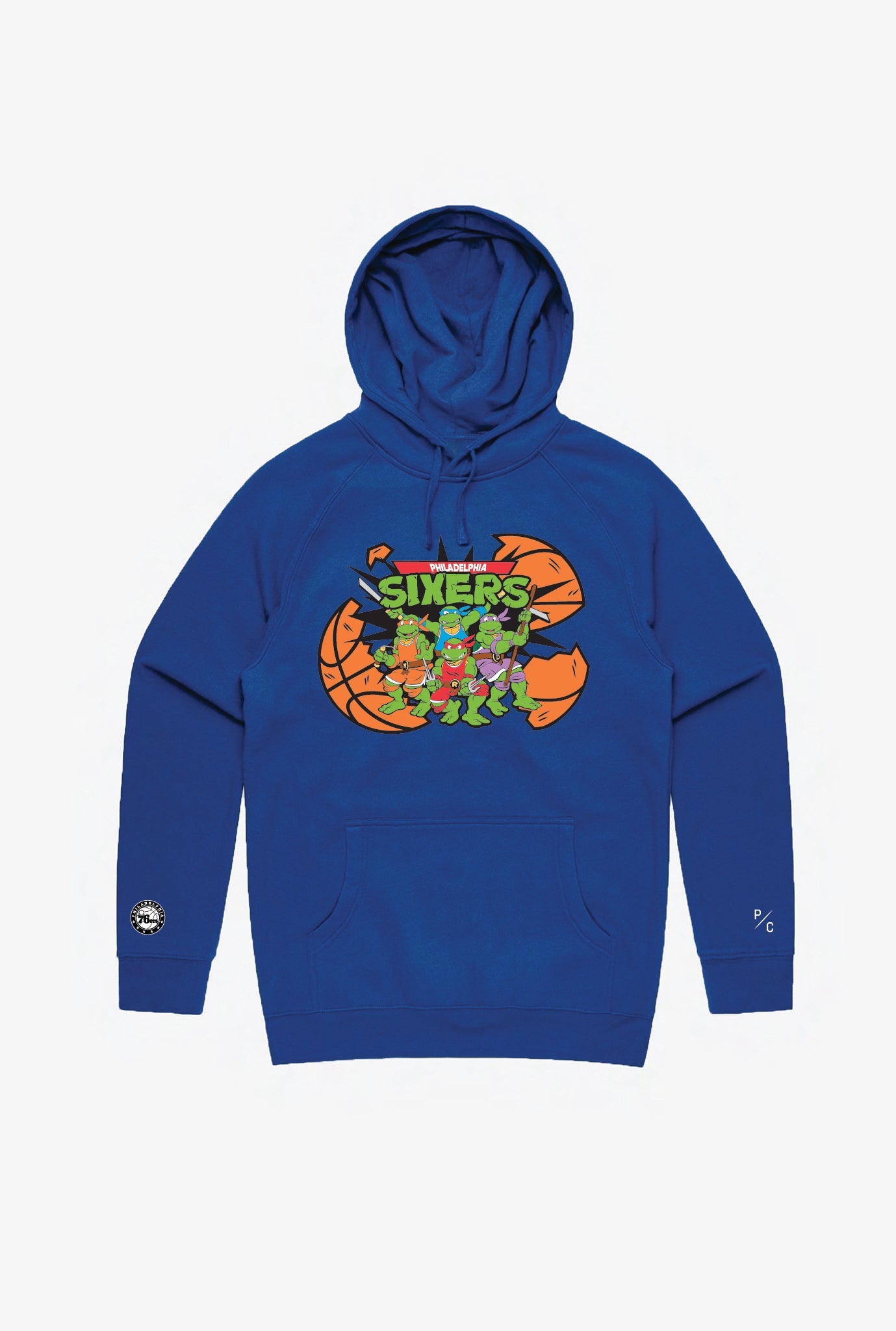 P/C X Tmnt Philadelphia 76Ers Hoodie – Royal