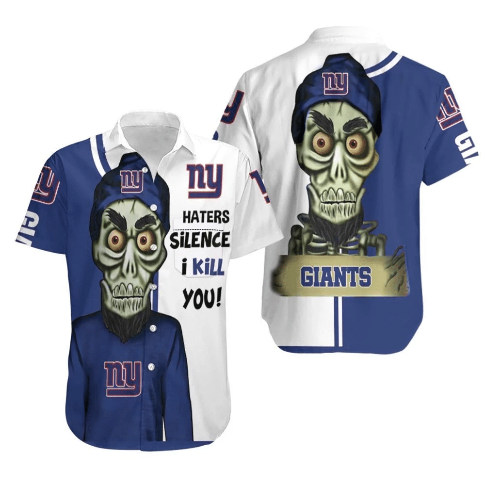 New York Giants Haters I Kill You 3D Hawaiian Shirt Combo Beach