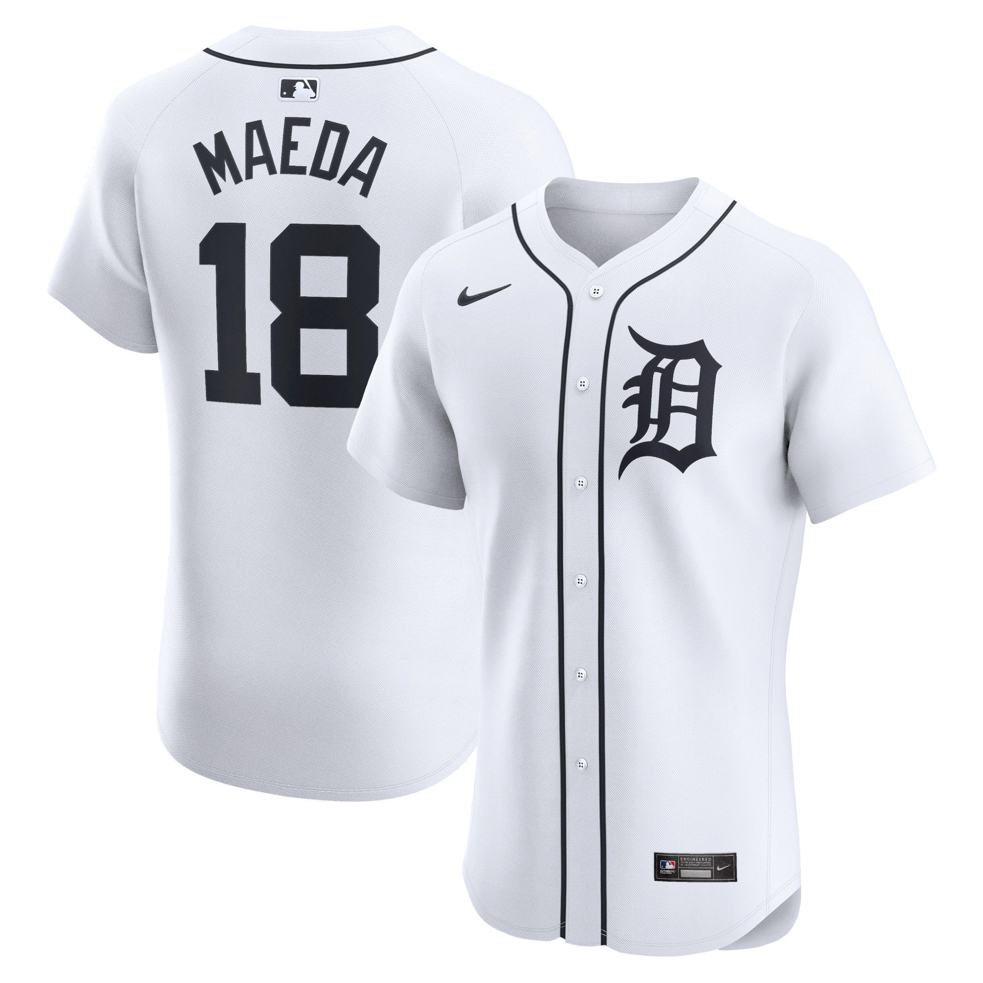 Kenta Maeda Detroit Tigers Home Elite Player Jersey – White