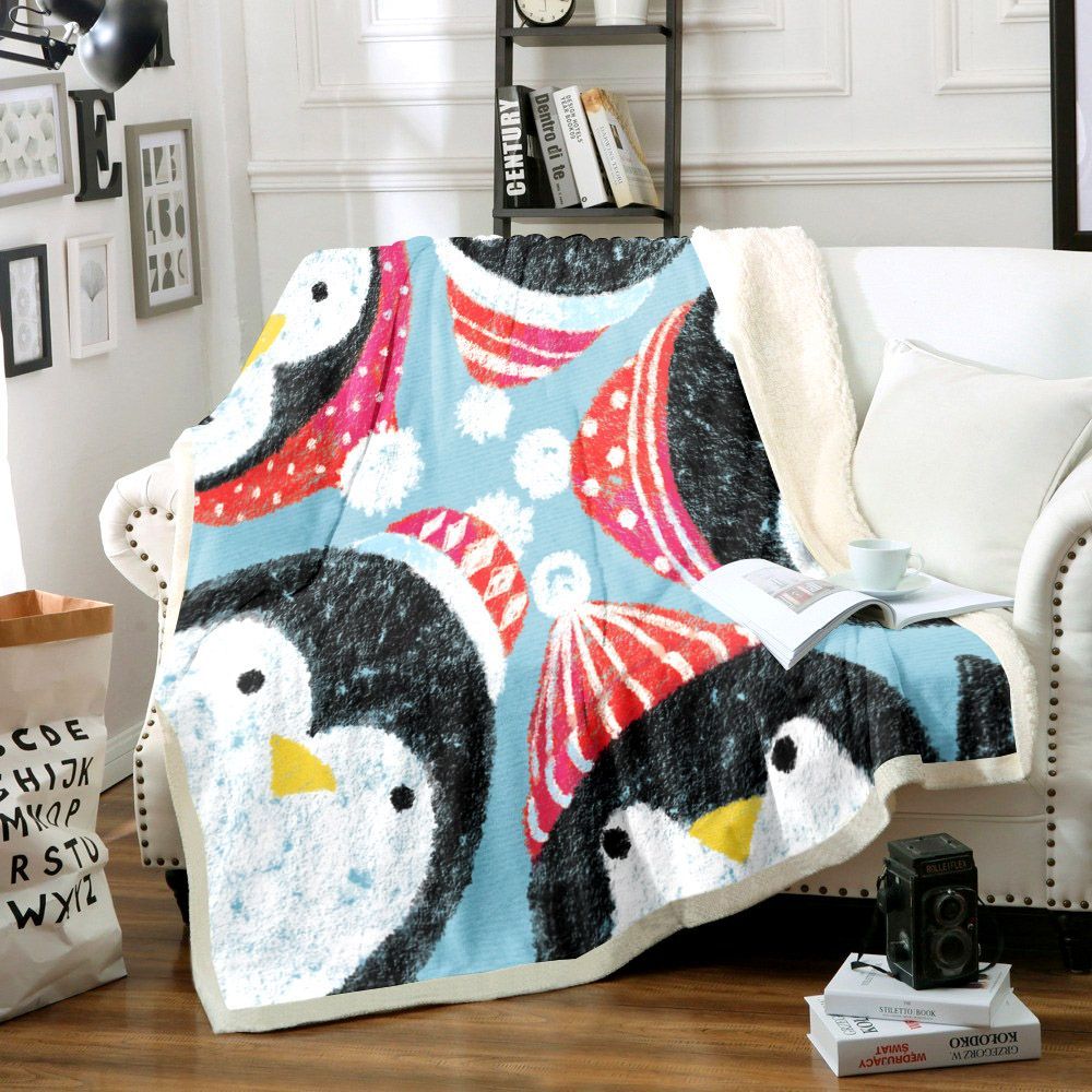 Penguin Tt2511086Tt Sherpa Fleece Blanket