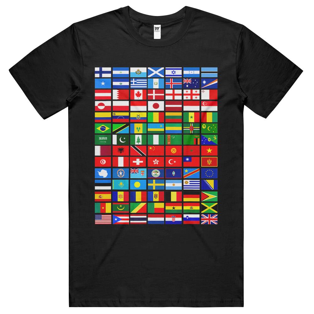 Flags Of The Countries Of The World, International Gift T Shirts