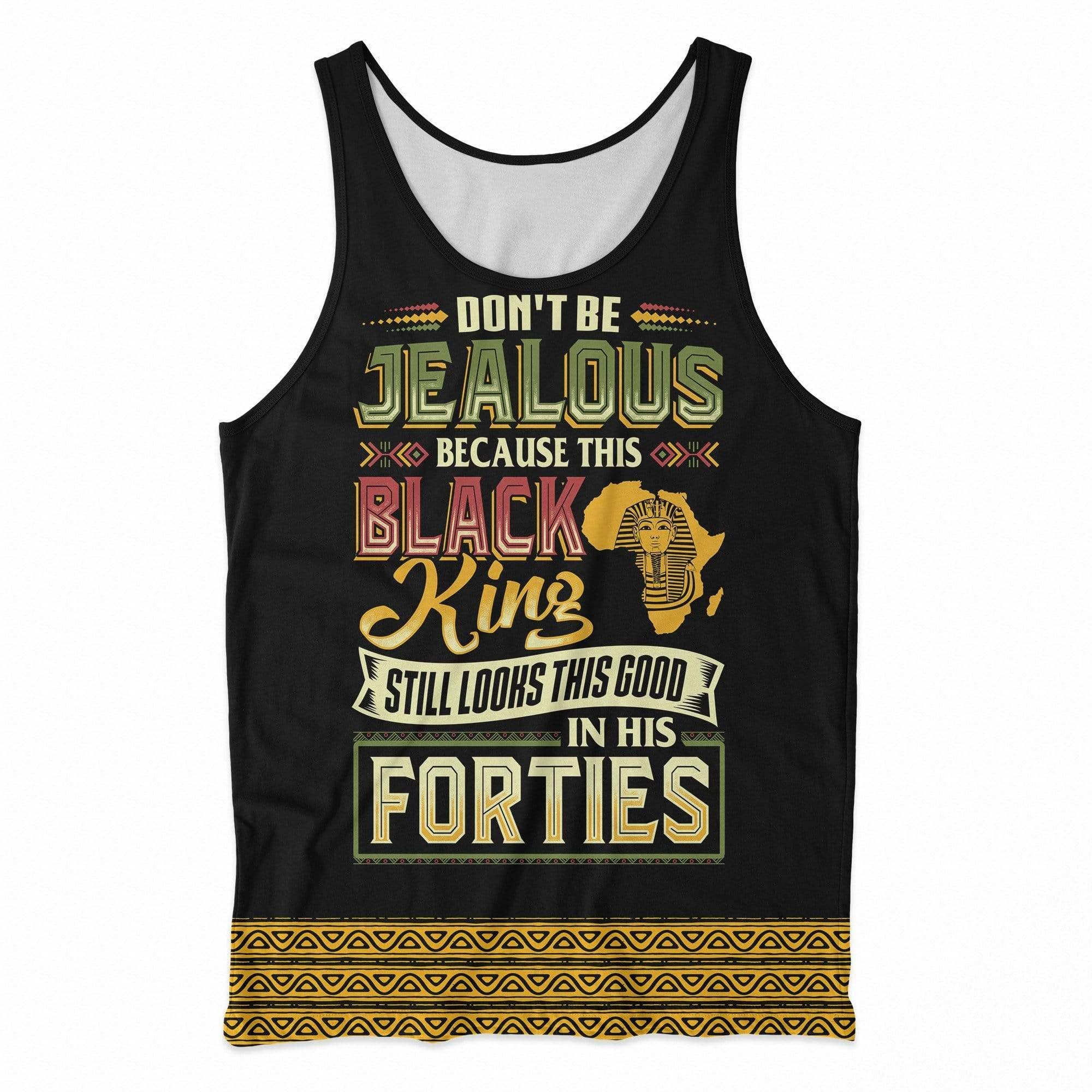 Don’T Be Jealous Because This Black King Still Looks This Good In His Forties Tank Top – Jr