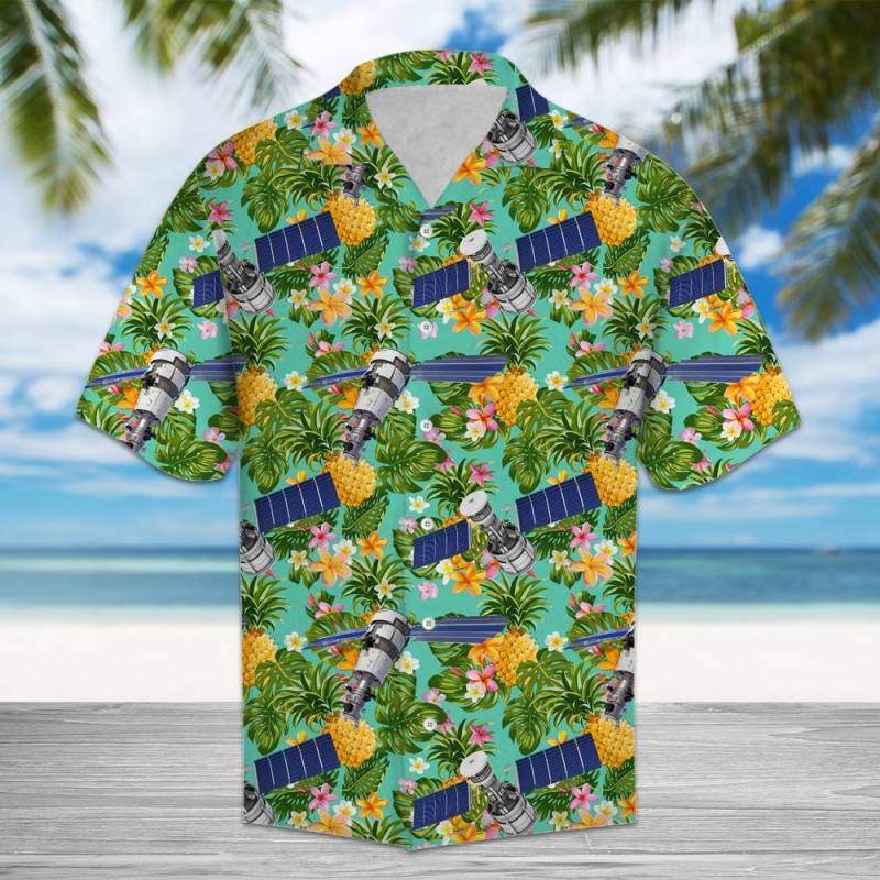 Tropical Pineapple Space Force Hawaii Shirt Ha32521