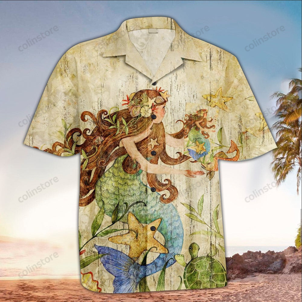 Mermaid Hawaii Shirt For Aloha Ha88373